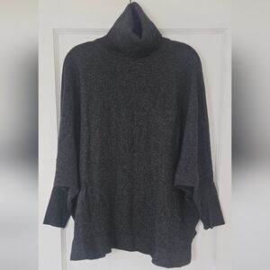 Joie Wool/Cashmere Blend Grey Turtleneck Sweater
